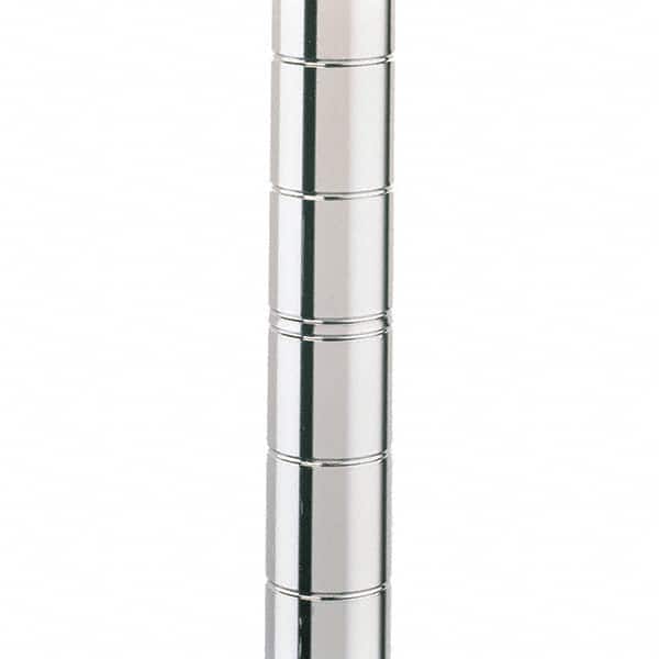 Metro - 1" Wide x 96" High x 1" Long Open Shelving Stationary Shelving Post - Industrial Tool & Supply