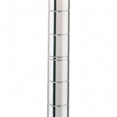 Metro - 1" Wide x 96" High x 1" Long Open Shelving Stationary Shelving Post - Industrial Tool & Supply