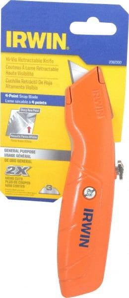Irwin - Retractable Blade Utility Knife - Industrial Tool & Supply
