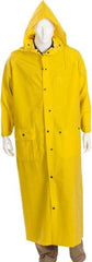 MCR Safety - Size XL, Yellow, Rain Jacket - 2 Pockets - Industrial Tool & Supply
