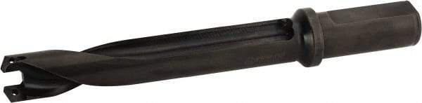 Allied Machine and Engineering - 24 to 25.78mm Diam, 5xD, 5-1/8" Max Depth, 1" Shank Diam, 8-13/16" OAL, Replaceable Tip Drill - Series 24 - Industrial Tool & Supply