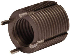 Recoil - M8x1.00 Internal, M14x1.50 External, 14mm Insert Length, Heavy Duty Keylocking Thread Inserts - Carbon Steel, Zinc Phosphate Finish, Grade C1215 - Industrial Tool & Supply