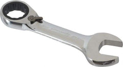 Blackhawk by Proto - 19mm 12 Point Combination Wrench - 15° Head Angle, 5-1/2" OAL, Steel, Chrome Finish - Industrial Tool & Supply