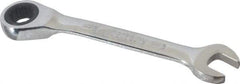 Blackhawk by Proto - 8mm 12 Point Combination Wrench - 15° Head Angle, 3-1/2" OAL, Steel, Chrome Finish - Industrial Tool & Supply