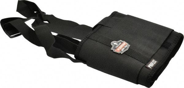 Ergodyne - Size 2XL, Elastic Belt with Adjustable Shoulder Straps - 42 to 46" Waist, 7-1/2" Wide, Detachable Strap, Black - Industrial Tool & Supply