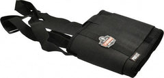 Ergodyne - Size 2XL, Elastic Belt with Adjustable Shoulder Straps - 42 to 46" Waist, 7-1/2" Wide, Detachable Strap, Black - Industrial Tool & Supply