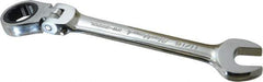 Blackhawk by Proto - 11/16" 12 Point Flexhead Combination Wrench - 15° Head Angle, 7-1/2" OAL, Steel, Chrome Finish - Industrial Tool & Supply