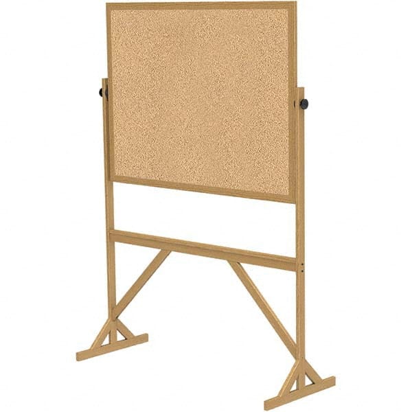 Ghent - Cork Bulletin Boards Style: Reversible Bulletin Board Color: Natural Cork - Industrial Tool & Supply