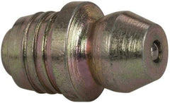 Value Collection - Straight Head Angle, 1/4 Thread Steel Drive-In Grease Fitting - Industrial Tool & Supply