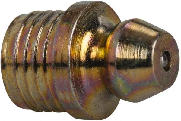 Value Collection - Straight Head Angle, 5/16 Thread Steel Drive-In Grease Fitting - Industrial Tool & Supply