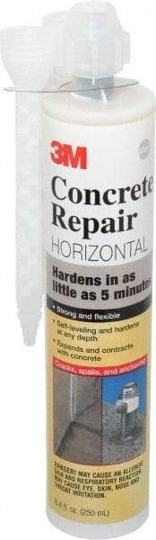 3M - 8.4 oz Cartridge Gray Urethane Filler/Repair Caulk - -60 to 250°F Operating Temp, 4 min Tack Free Dry Time, 1 hr Full Cure Time, Series 600 - Industrial Tool & Supply