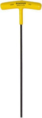 Bondhus - 5/32" Hex, T-Handle Cushion Grip, Hex Key - 9" OAL, Protanium High Torque Steel, Inch System of Measurement - Industrial Tool & Supply