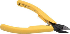 Lindstrom Tool - 4-1/2" OAL, 1/16" Capacity, Semi-Flush Diagonal Cutter - 1/2" Jaw Length, Tapered Head, Plastic Ergonomic Handle - Industrial Tool & Supply