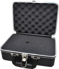 Platt - 12" Wide x 5" High, Clamshell Hard Case - Black, Plastic - Industrial Tool & Supply