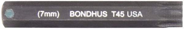Bondhus - Star Hex Drive Bit - 2" OAL - Industrial Tool & Supply