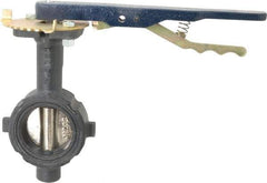 NIBCO - 2" Pipe, Wafer Butterfly Valve - Lever Handle, Ductile Iron Body, Buna-N Seat, 250 WOG, Ductile Iron Disc, Stainless Steel Stem - Industrial Tool & Supply