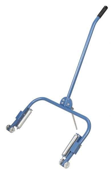 OTC - 4 Wheel, 300 Lb Capacity, Single Unit Dolly with Handle - 3-1/2" Casters, 36 to 48" Steel Wheels - Industrial Tool & Supply