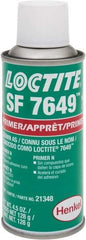 Loctite - 4.5 Fluid Ounce Can, Green, Liquid Primer - Series 7649 - Industrial Tool & Supply