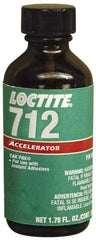 Loctite - 1.75 Fluid Ounce, Clear Adhesive Accelerator - For Use with Instant Adhesive - Industrial Tool & Supply