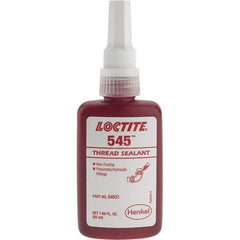 Loctite - 50 mL Bottle, Purple, Liquid Threadlocker - Series 545, 24 hr Full Cure Time, Hand Tool Removal - Industrial Tool & Supply