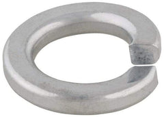Made in USA - 5/16", 0.093" Thick Split Lock Washer - Alloy Steel, Uncoated, 0.318" Min ID, 0.338" Max ID, 0.46" Max OD - Industrial Tool & Supply