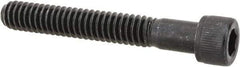 Value Collection - 1/4-20 UNC Hex Socket Drive, Socket Cap Screw - Alloy Steel, Black Oxide Finish, Partially Threaded, 1-3/4" Length Under Head - Industrial Tool & Supply