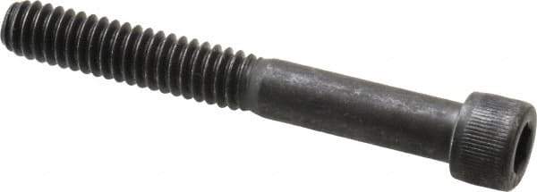 Value Collection - 1/4-20 UNC Hex Socket Drive, Socket Cap Screw - Alloy Steel, Black Oxide Finish, Partially Threaded, 2" Length Under Head - Industrial Tool & Supply
