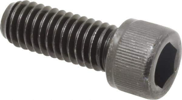 Value Collection - 3/8-16 UNC Hex Socket Drive, Socket Cap Screw - Alloy Steel, Black Oxide Finish, Fully Threaded, 1" Length Under Head - Industrial Tool & Supply