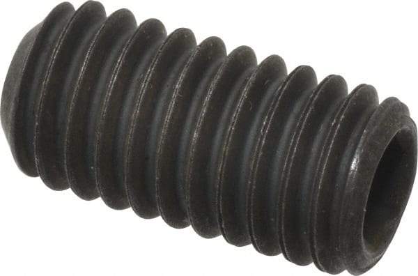Value Collection - 3/8-16 UNC, 3/4" OAL, Cup Point Set Screw - Grade 8 Alloy Steel, 3/16" Key - Industrial Tool & Supply
