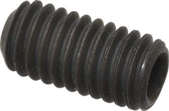Value Collection - 3/8-16 UNC, 3/4" OAL, Cup Point Set Screw - Grade 8 Alloy Steel, 3/16" Key - Industrial Tool & Supply