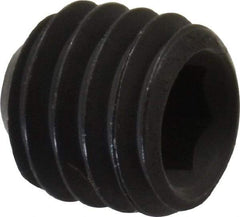 Value Collection - #10-32 UNF, 3/16" OAL, Cup Point Set Screw - Grade 8 Steel, 3/32" Key - Industrial Tool & Supply