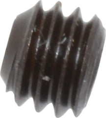 Value Collection - 5/16-18 UNC, 1/4" OAL, Cup Point Set Screw - Grade 8 Alloy Steel, 5/32" Key - Industrial Tool & Supply