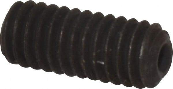 Value Collection - 5/16-18 UNC, 3/4" OAL, Cup Point Set Screw - Grade 8 Alloy Steel, 5/32" Key - Industrial Tool & Supply