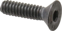 Value Collection - #10-24 UNC Hex Socket Drive, Flat Screw - Alloy Steel, Black Oxide Finish, 3/4" OAL - Industrial Tool & Supply