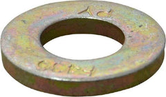Value Collection - 1/2" Screw, Grade 8 Alloy Steel SAE Flat Washer - 17/32" ID x 1-1/16" OD, 3/32" Thick - Industrial Tool & Supply