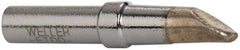 Weller - 3/16 Inch Point Single Flat Soldering Iron Tip - Series ET, For Use with Soldering Station - Exact Industrial Supply