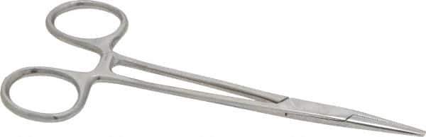 Value Collection - Soldering Straight Nose Seizer Forceps - 5" Long, Stainless Steel - Exact Industrial Supply