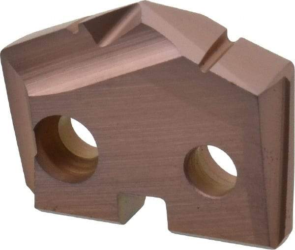 Allied Machine and Engineering - 45/64" Diam x 5/32" Thick, Seat Code 1, 132° Included Angle Spade Drill Insert - AM200 Coated, Cobalt, Grade Super Cobalt, Series GEN2 T-A - Industrial Tool & Supply