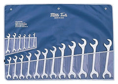 Martin Tools - 18 Piece, 3/8 to 1-1/2" Hydraulic Wrench Set - Industrial Tool & Supply