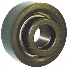 Browning - 15/16" ID x 2-17/32" OD, 2,801 Lb Dynamic Capacity, Eccentric Locking Insert Bearing - Rubber Grommet Housing, 52100 Steel Insert, 1" Race Width, 1,651 Lb Static Capacity - Industrial Tool & Supply