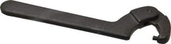Martin Tools - 1-1/4" to 3" Capacity, Adjustable Pin Spanner Wrench - 8-1/8" OAL, 3/16" Hook Pin Height - Industrial Tool & Supply