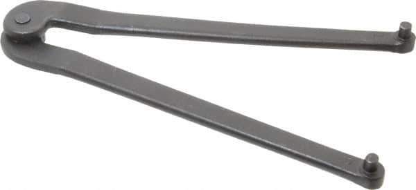 Martin Tools - 3" Capacity, Adjustable Face Spanner Wrench - 8-1/4" OAL, 3/16" Hook Pin Height - Industrial Tool & Supply