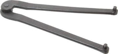 Martin Tools - 3" Capacity, Adjustable Face Spanner Wrench - 8-1/4" OAL, 3/16" Hook Pin Height - Industrial Tool & Supply