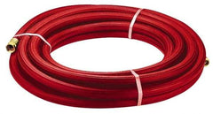 Parker - 25' Long, 3/4" Male x Female GHT, -40 to 200°F, Rubber High Temp & High Pressure Hose - 5/8" ID, Red, 125 psi - Industrial Tool & Supply