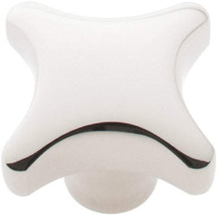 KIPP - 1.57" Head Diam, 4 Point Lobed Knob - 5/16-18 Hole, Stainless Steel - Industrial Tool & Supply