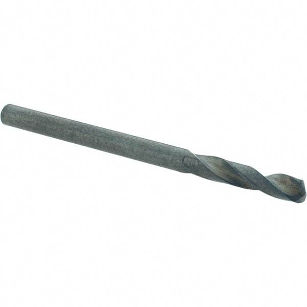 Guhring - 3.15mm 130° Spiral Flute Cobalt Screw Machine Drill Bit - Oxide Finish, Right Hand Cut, 18mm Flute Length, 49mm OAL, Standard Point, Straight Shank - Industrial Tool & Supply