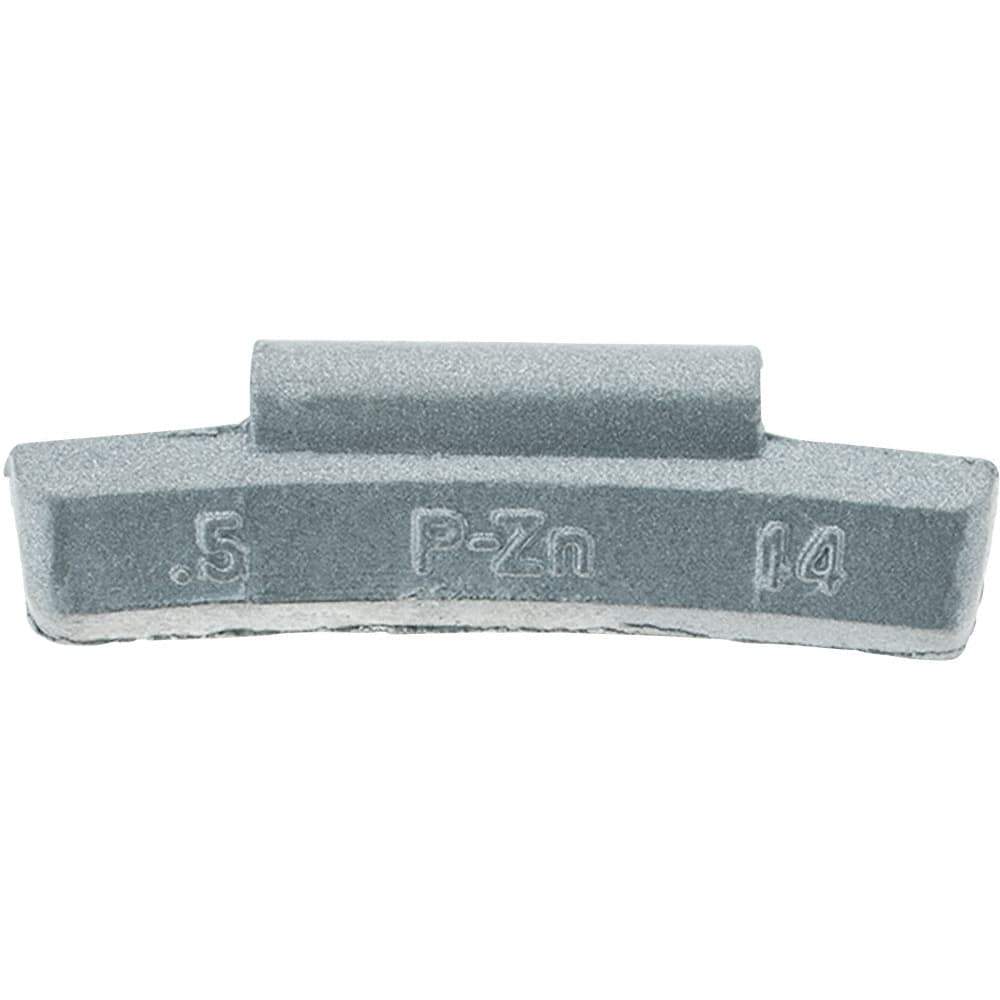 Perfect Equipment - 0.5 oz P Wheel Weight - Zinc, For Use with Automotive & Light Trucks - Industrial Tool & Supply