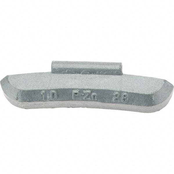 Perfect Equipment - 1 oz P Wheel Weight - Zinc, For Use with Automotive & Light Trucks - Industrial Tool & Supply