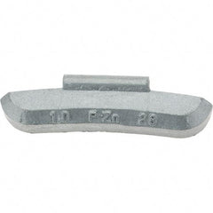 Perfect Equipment - 1 oz P Wheel Weight - Zinc, For Use with Automotive & Light Trucks - Industrial Tool & Supply
