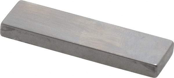 Mitutoyo - 0.116" Rectangular Steel Gage Block - Accuracy Grade 0, Includes Certificate of Inspection - Industrial Tool & Supply